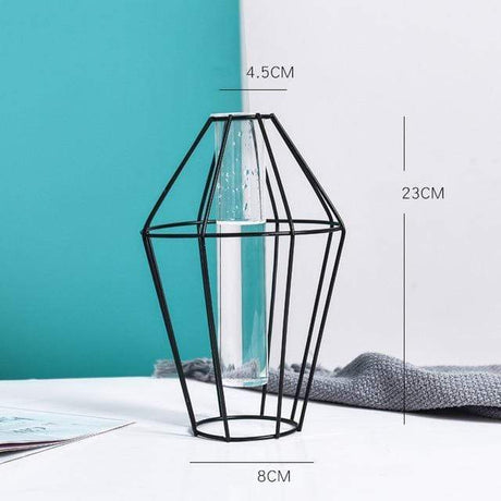 Geometric Nordic Iron Vases