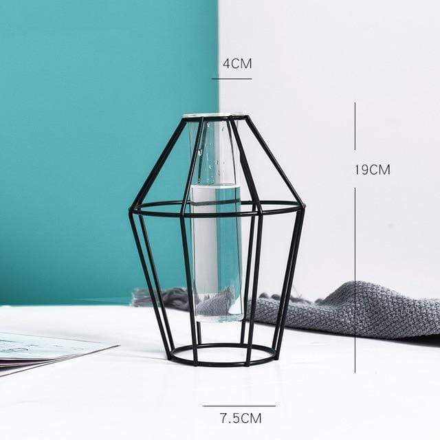 Geometric Nordic Iron Vases