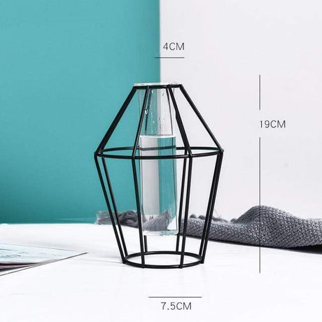 Geometric Nordic Iron Vases