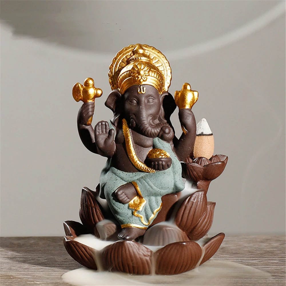 Ganesha Backflow Incense Burner