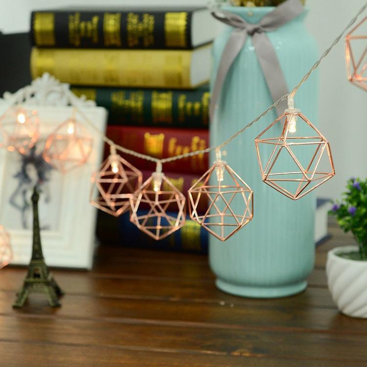 Geometric Hexagon Lights