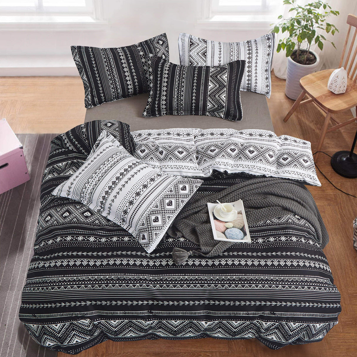 Geometric Pattern Bedding Set