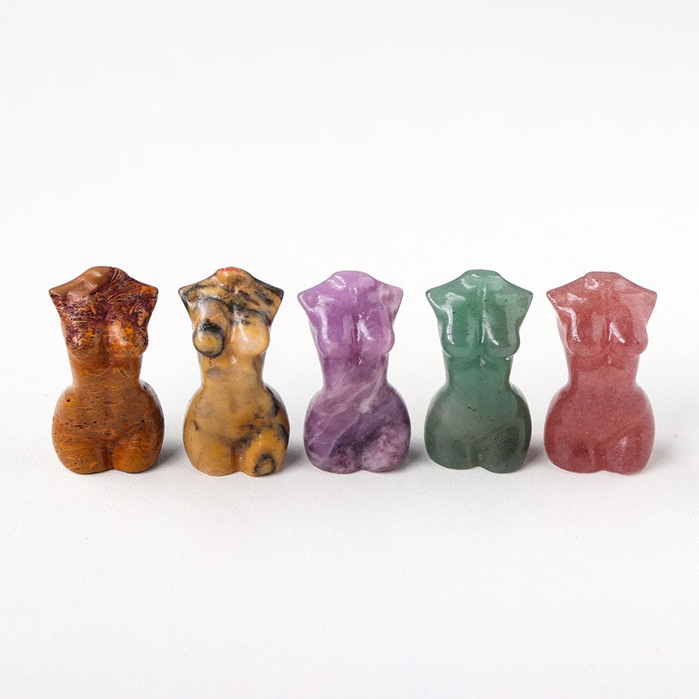 Goddess Silhouette Crystal Statue