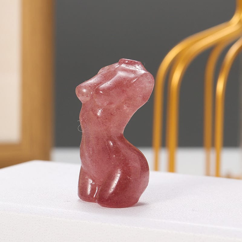 Goddess Silhouette Crystal Statue