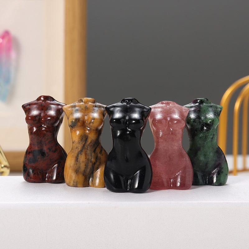 Goddess Silhouette Crystal Statue