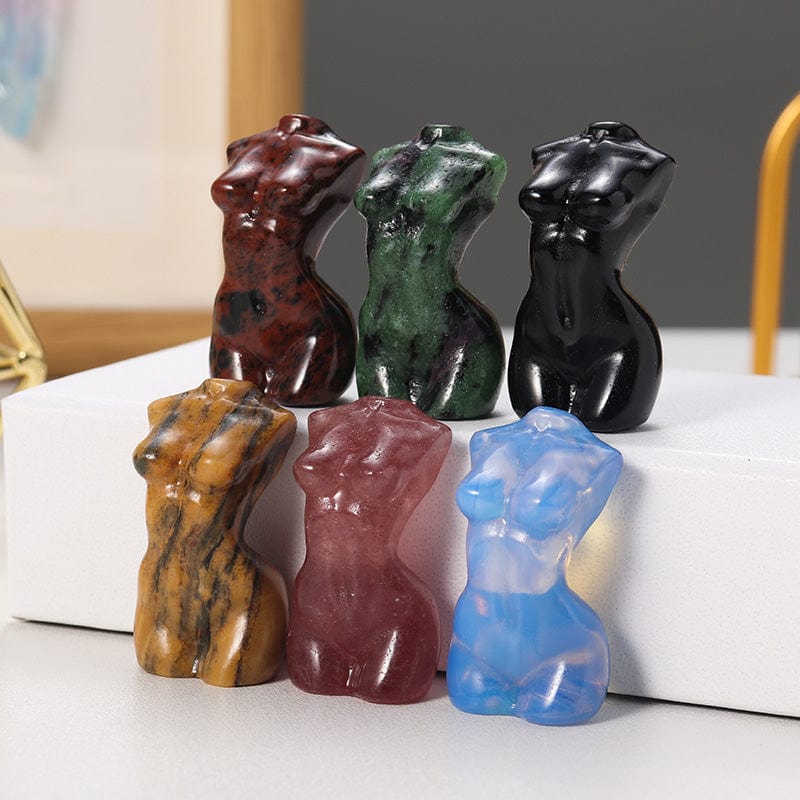 Goddess Silhouette Crystal Statue