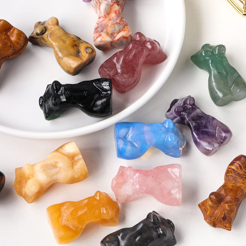 Goddess Silhouette Crystal Statue