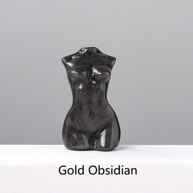 Goddess Silhouette Crystal Statue