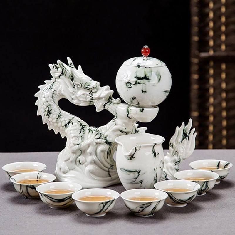 Oriental Dragon Tea Pot