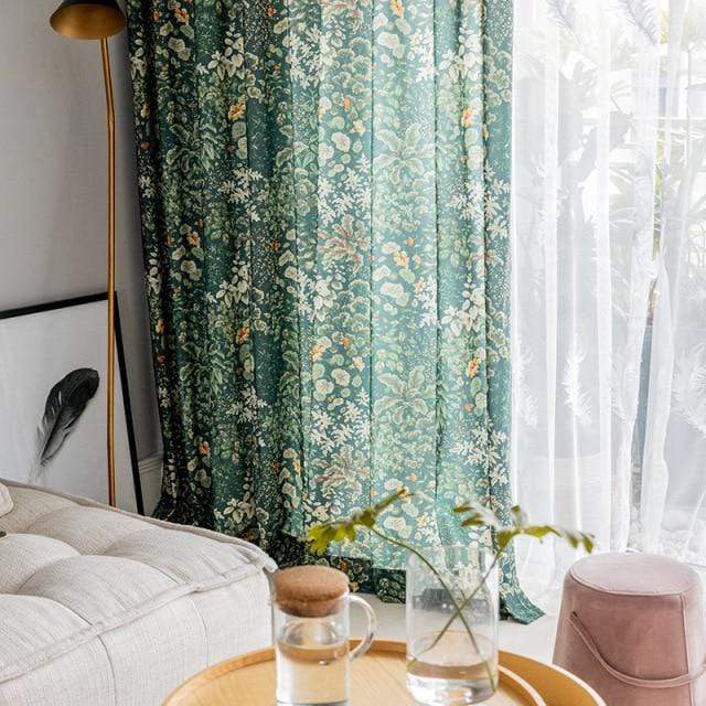 Green Garden Curtains