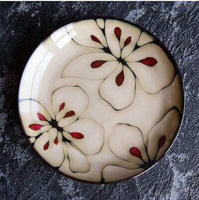 Glazed Hand-Painted Plates