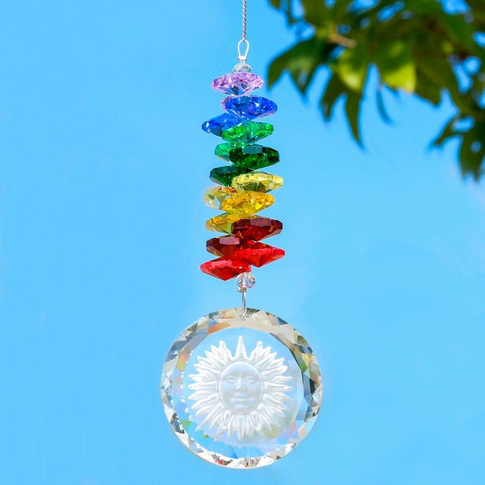 Handmade Crystal Glass Chakra Charm
