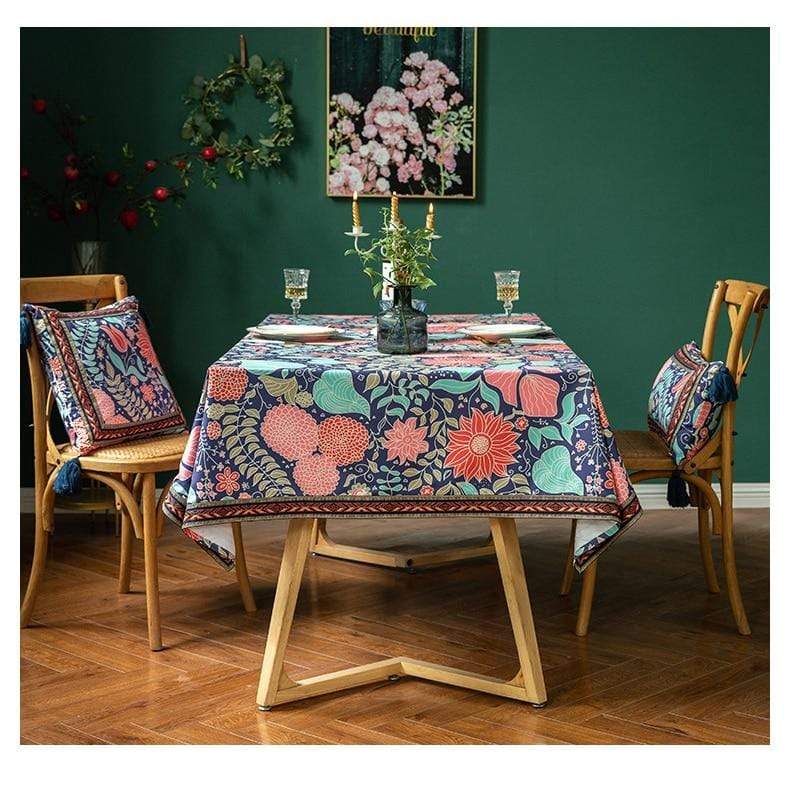 Handmade Floral Cushion Cover