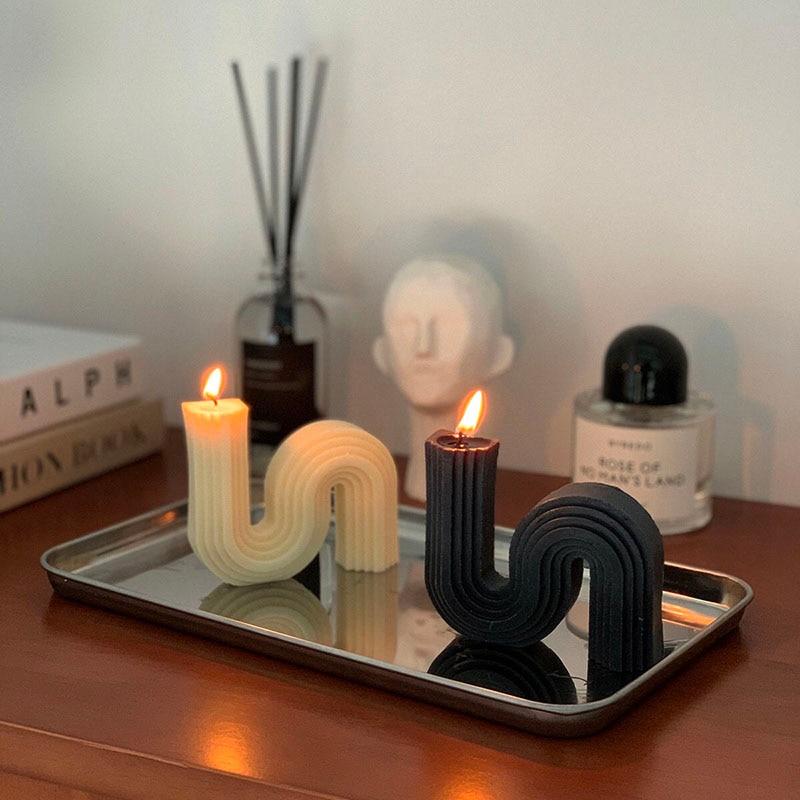 Handmade Wave Candle