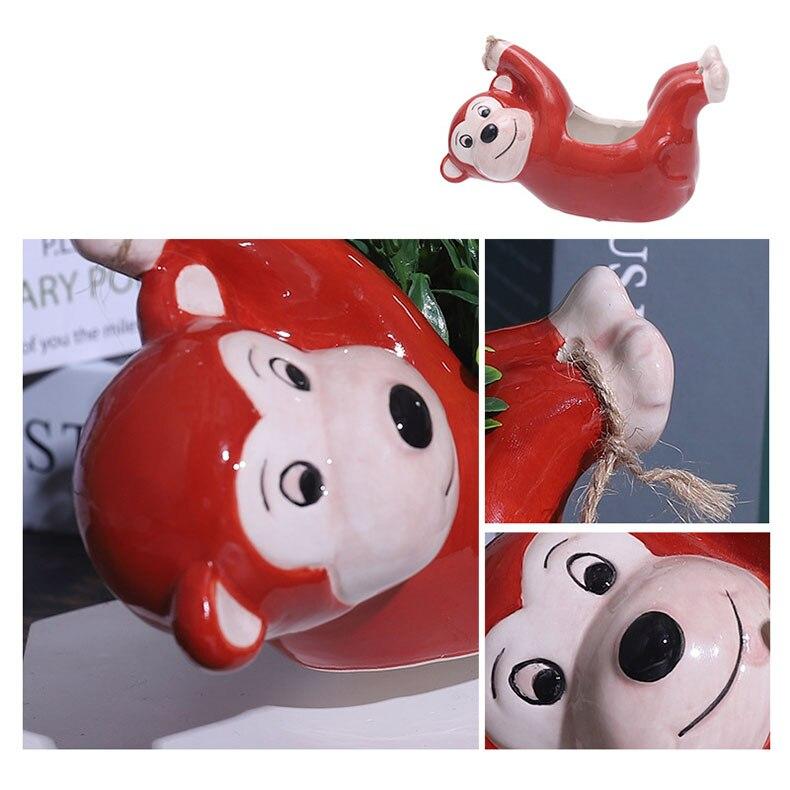 Hanging Mini Animals Plant Pots