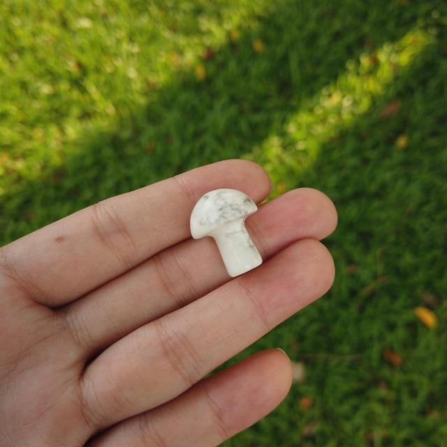 Natural Stone Mini Mushrooms