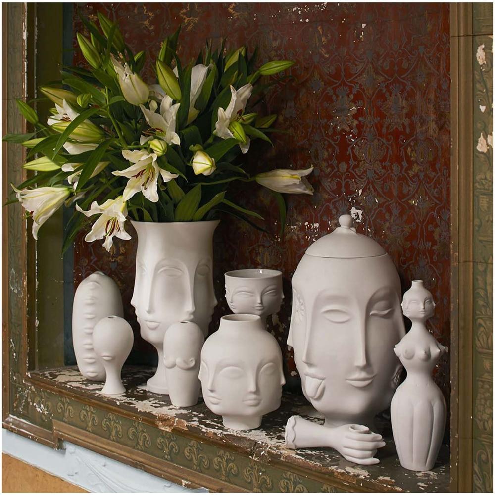 Buddha Head Flower Pots
