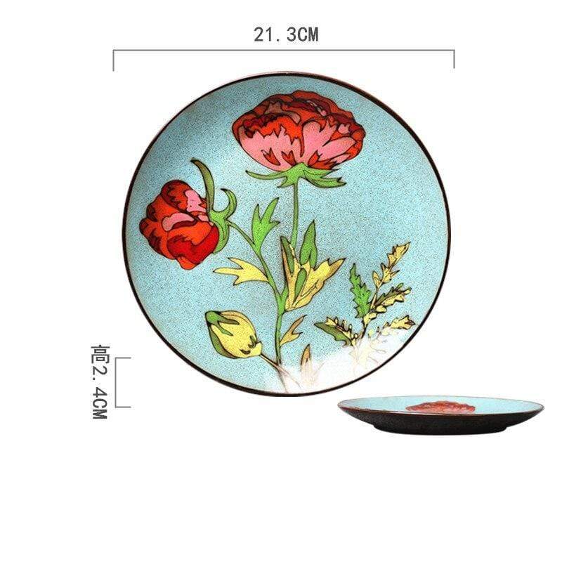 Hand Painted Ceramic Dish Collection