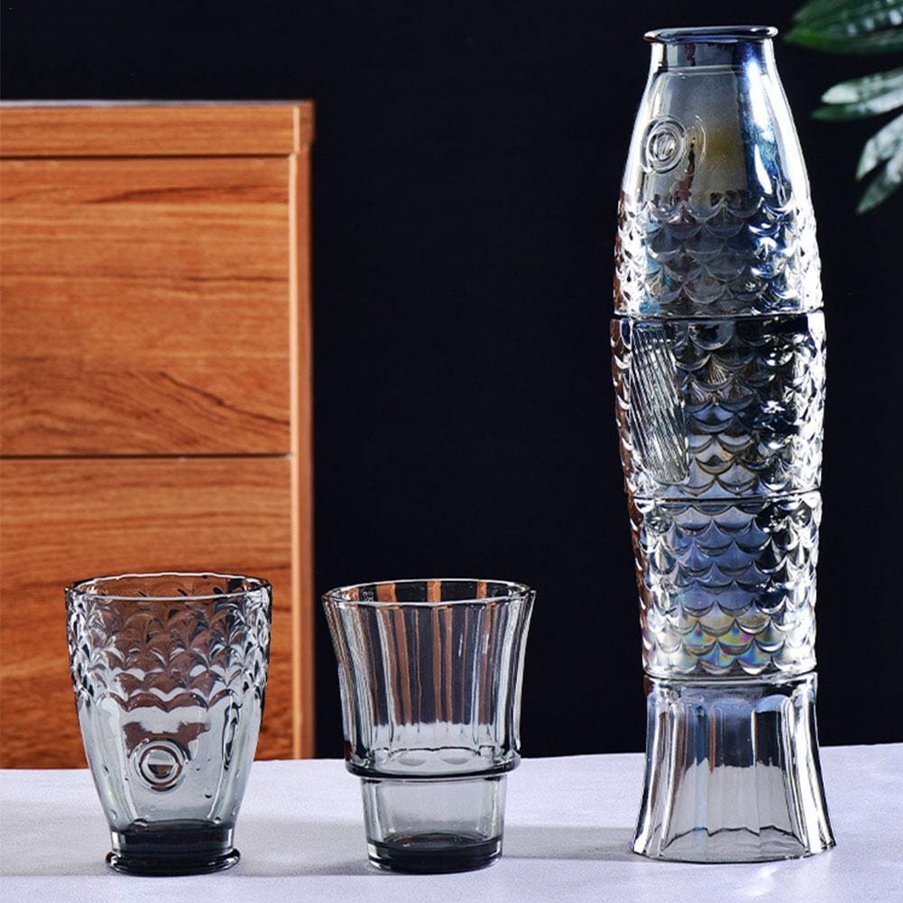 Koi Fish Shaped Glass Set (4pcs)