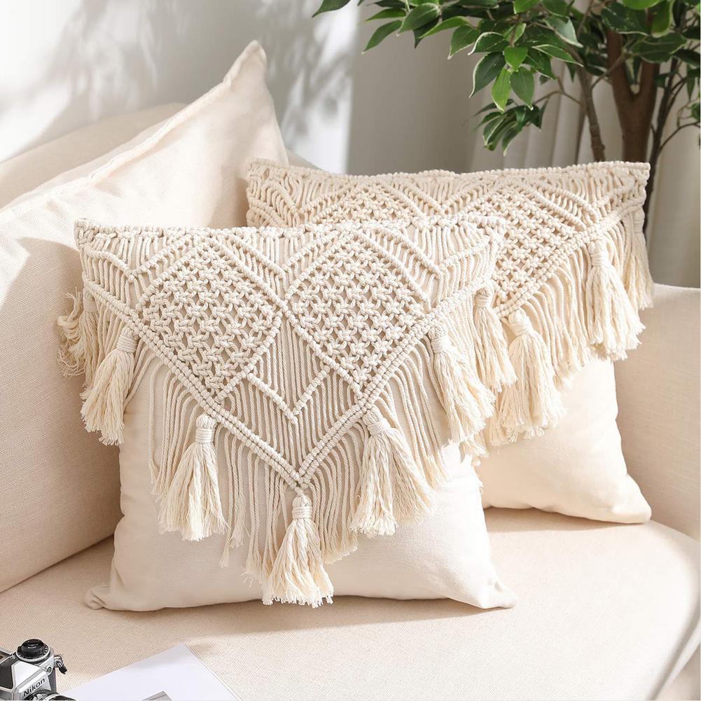 Macrame Cushion Cover