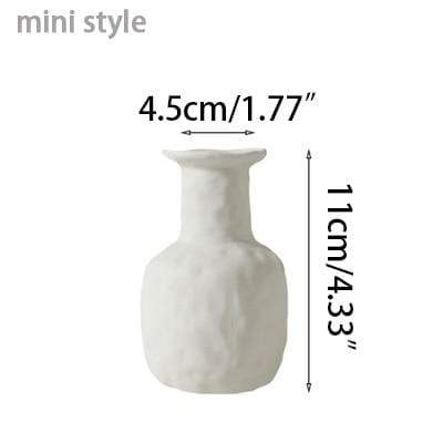 Minimalist White Flower Vases