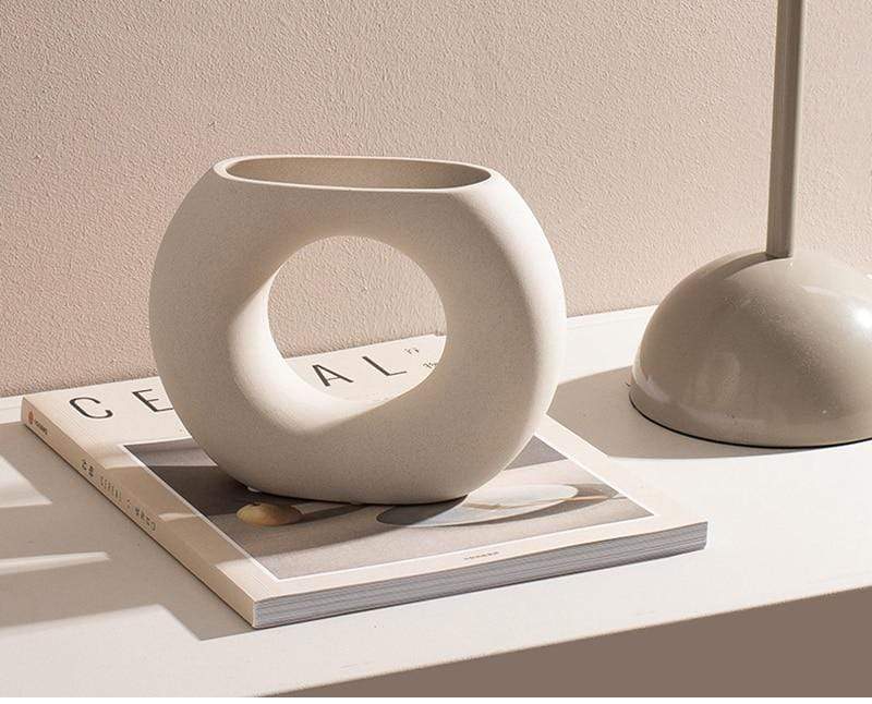 Minimalist White Flower Vases