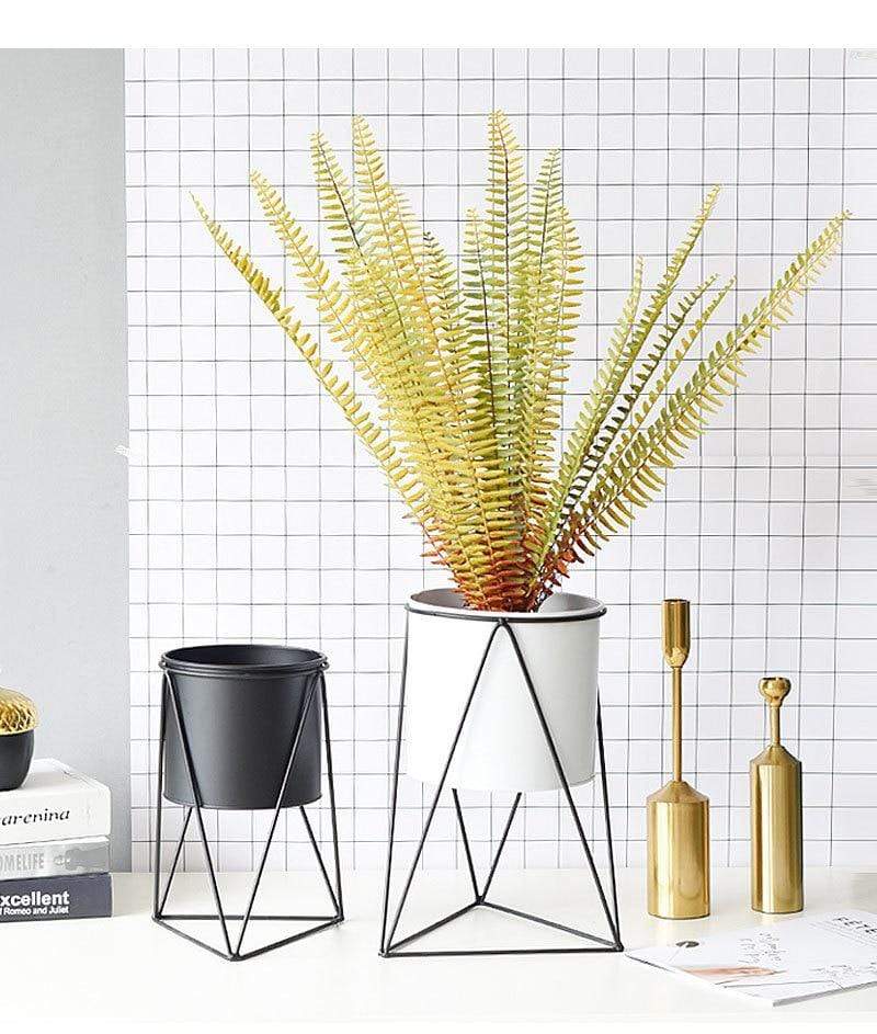 Modern Geometric Iron Planter
