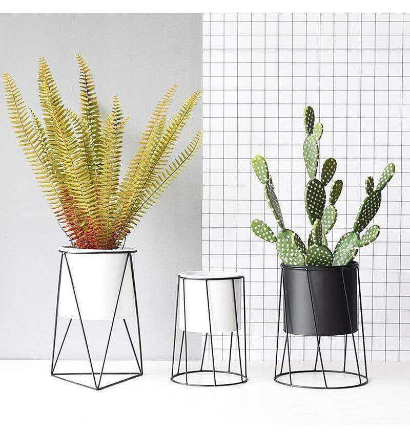 Modern Geometric Iron Planter