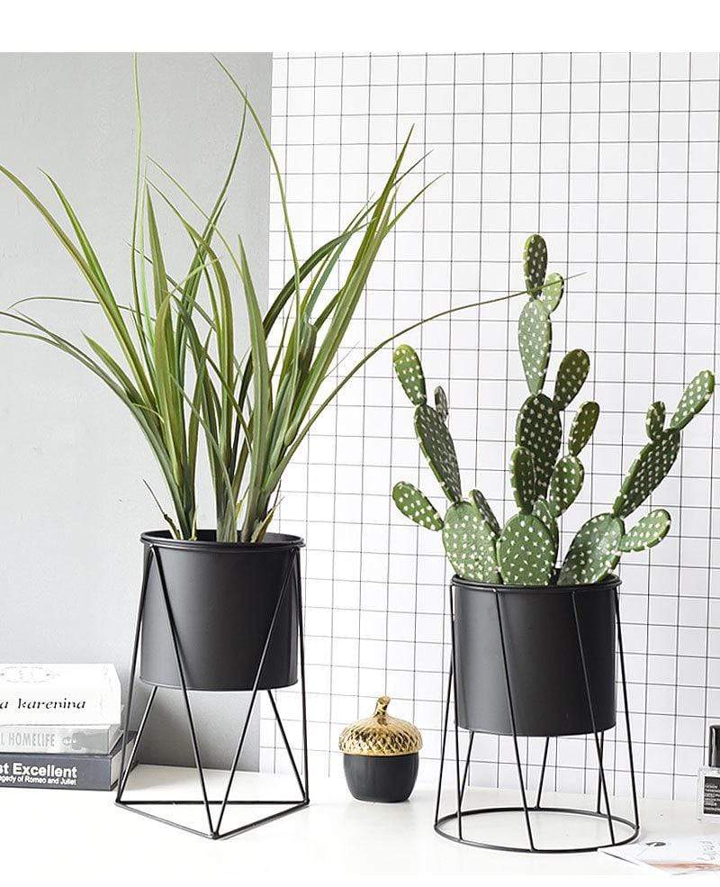 Modern Geometric Iron Planter