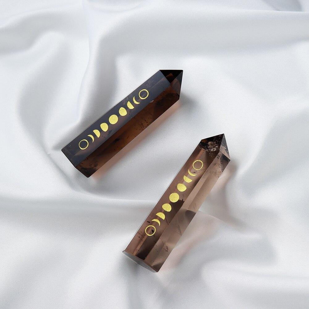 Moon Phases Natural Crystal Wands