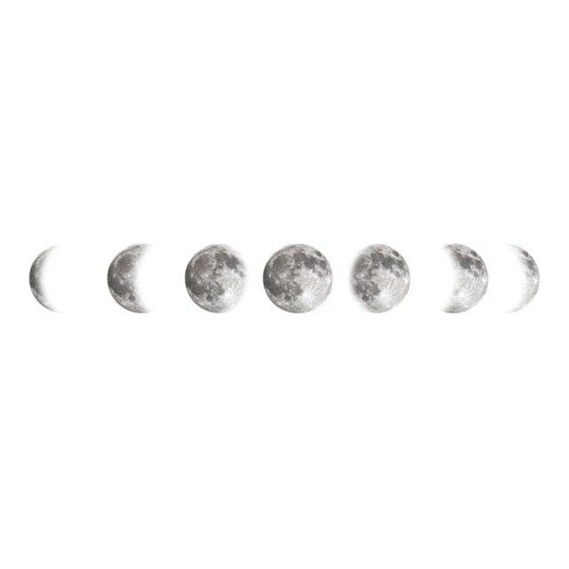 Moon Phases Wall Sticker