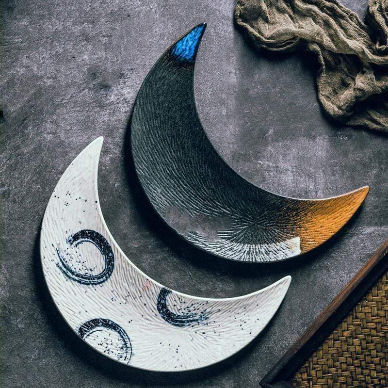 Moon Shaped Sushi Plate