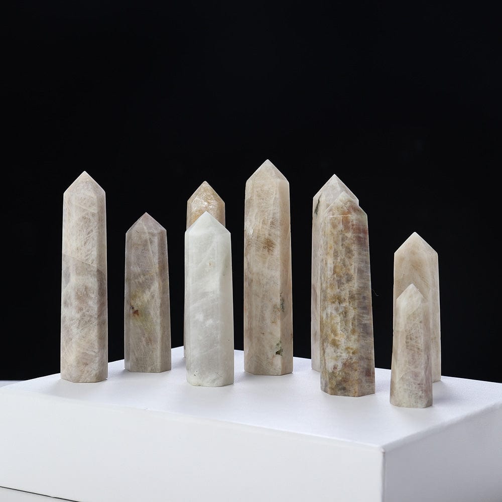 Moonstone Crystal Point Tower