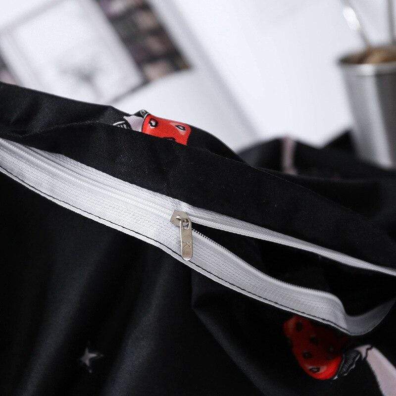 Mushroom Print Duvet Set 3pcs