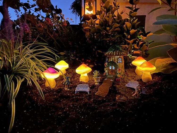Mushroom Solar Light