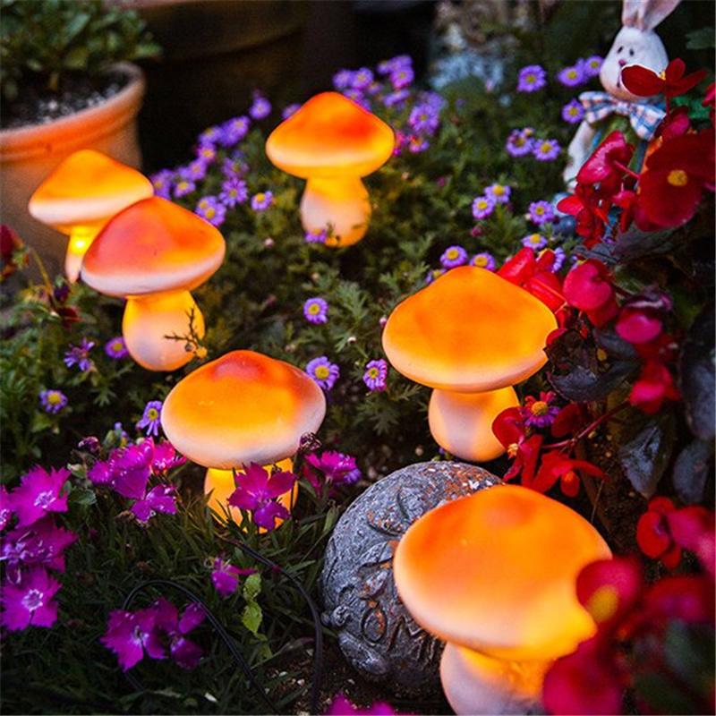 Mushroom Solar Light