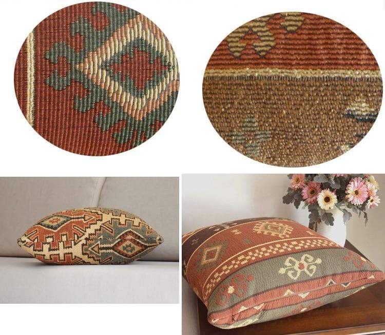 Native American Tribe Cushion Cover