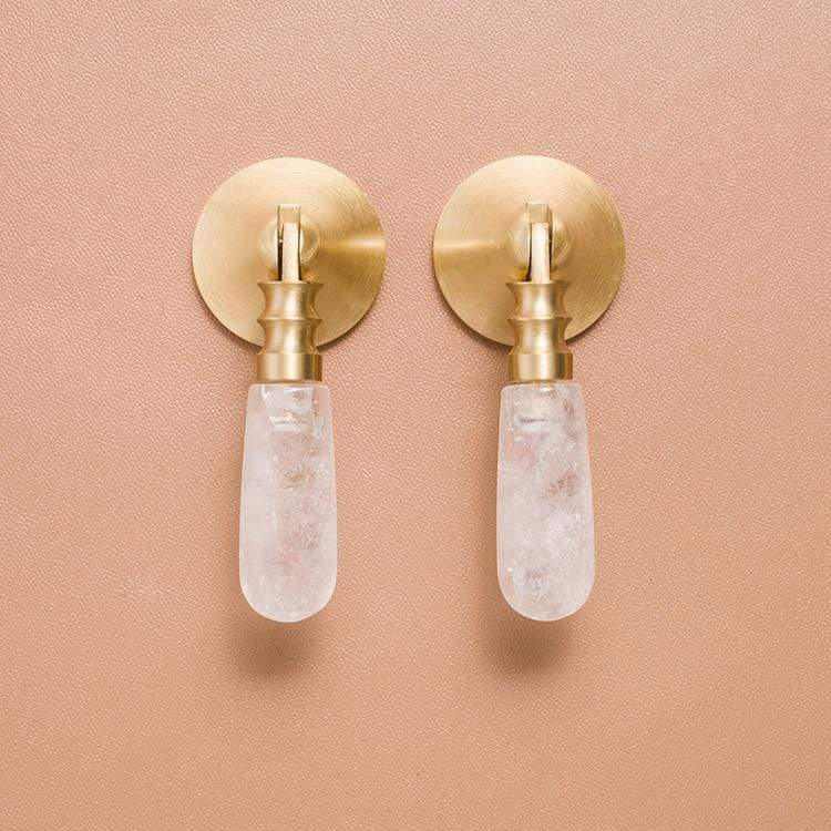 Natural Crystal Cabinet Knob