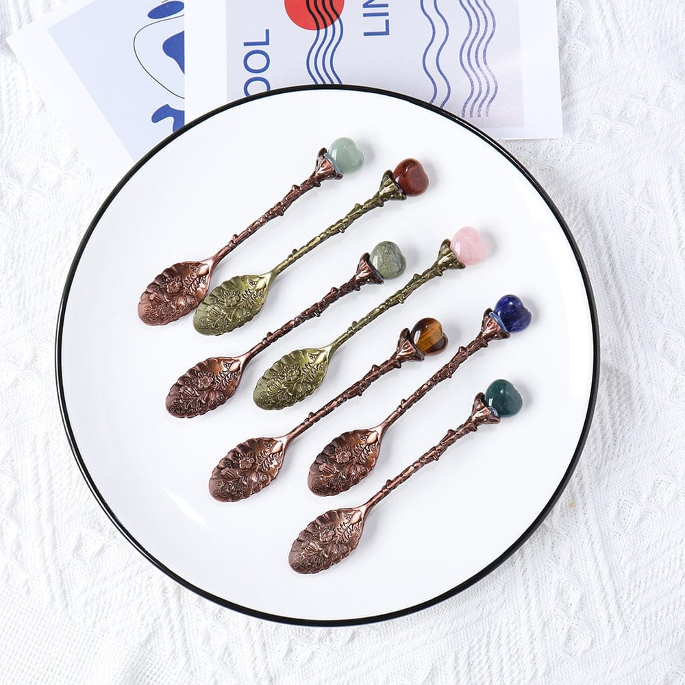 Natural Crystals Spoon Set