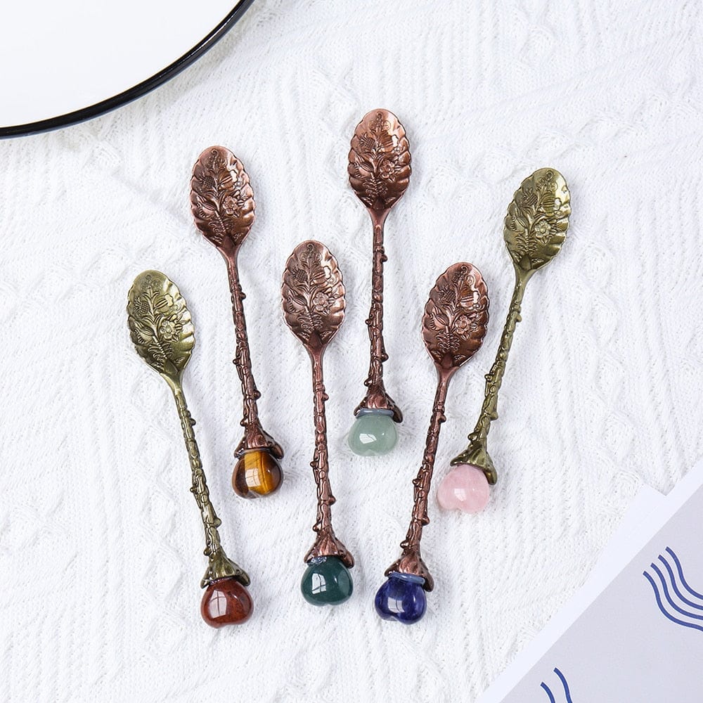 Natural Crystals Spoon Set