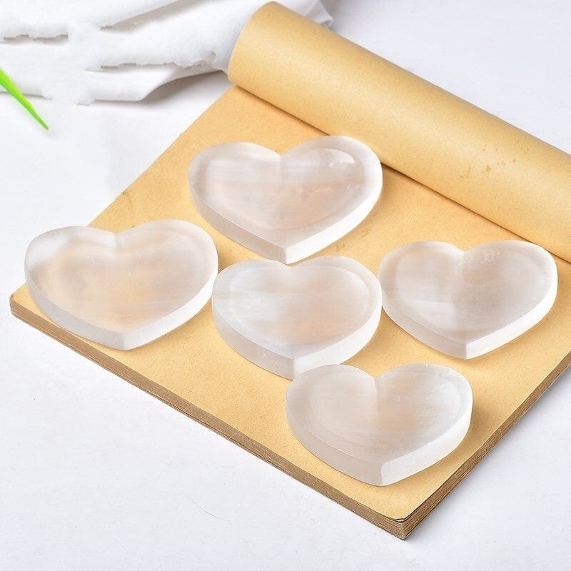 Natural Selenite Heart
