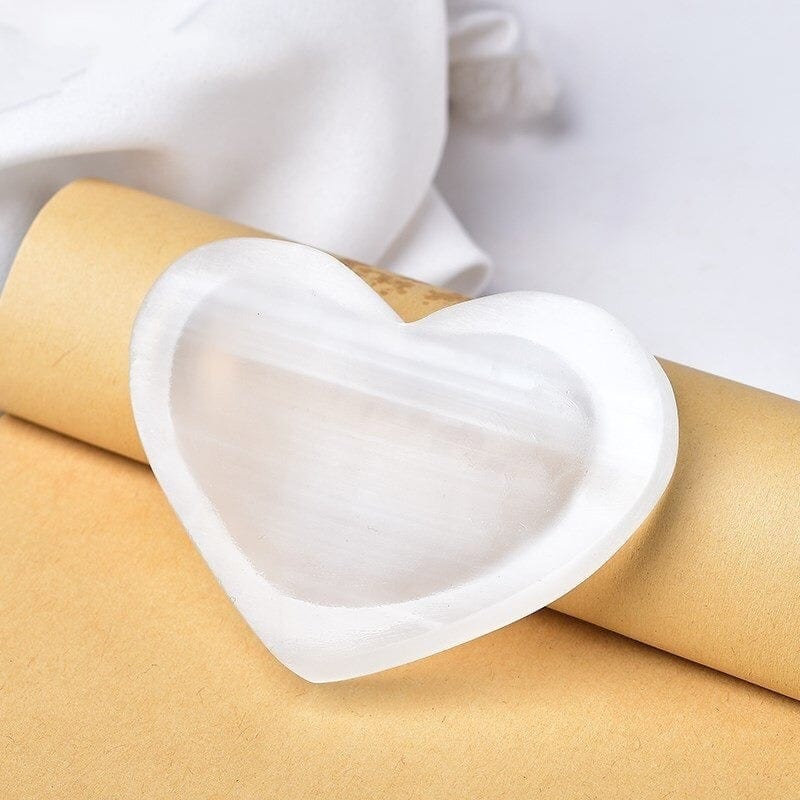 Natural Selenite Heart