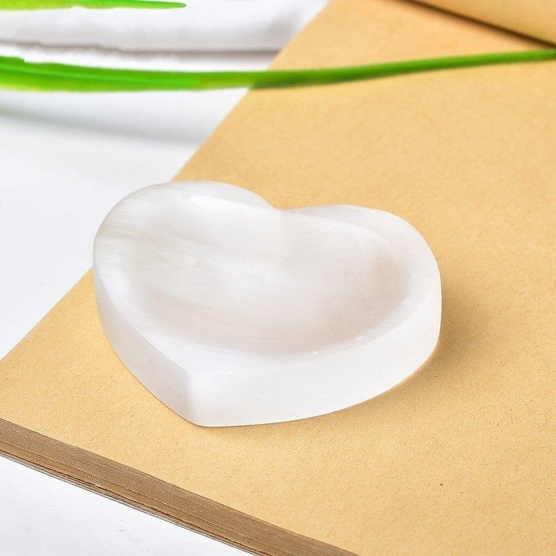 Natural Selenite Heart