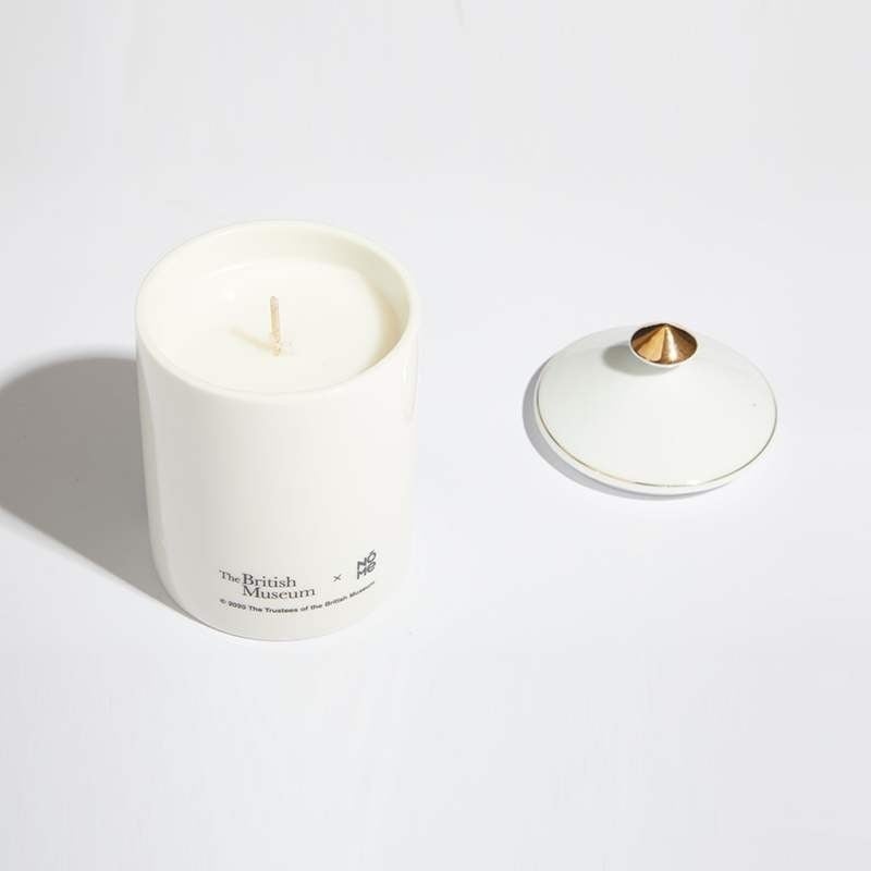 Celestial Candle Holder With Candle