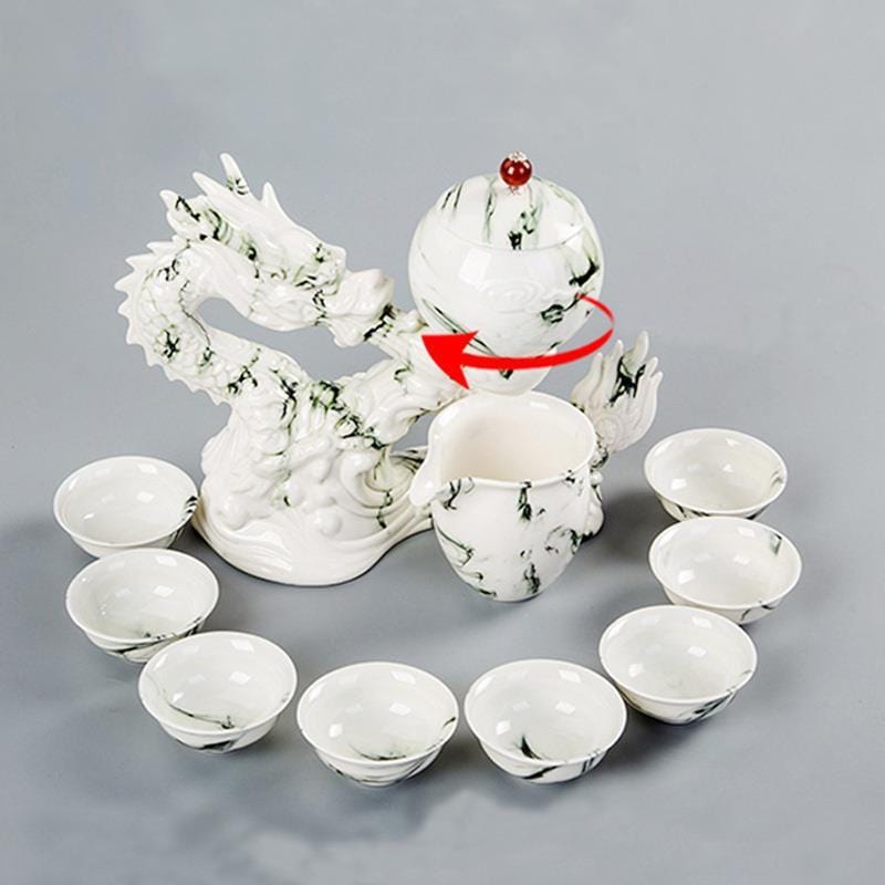 Oriental Dragon Tea Pot