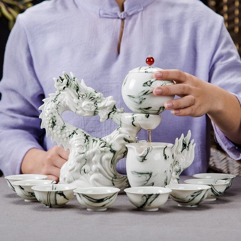 Oriental Dragon Tea Pot