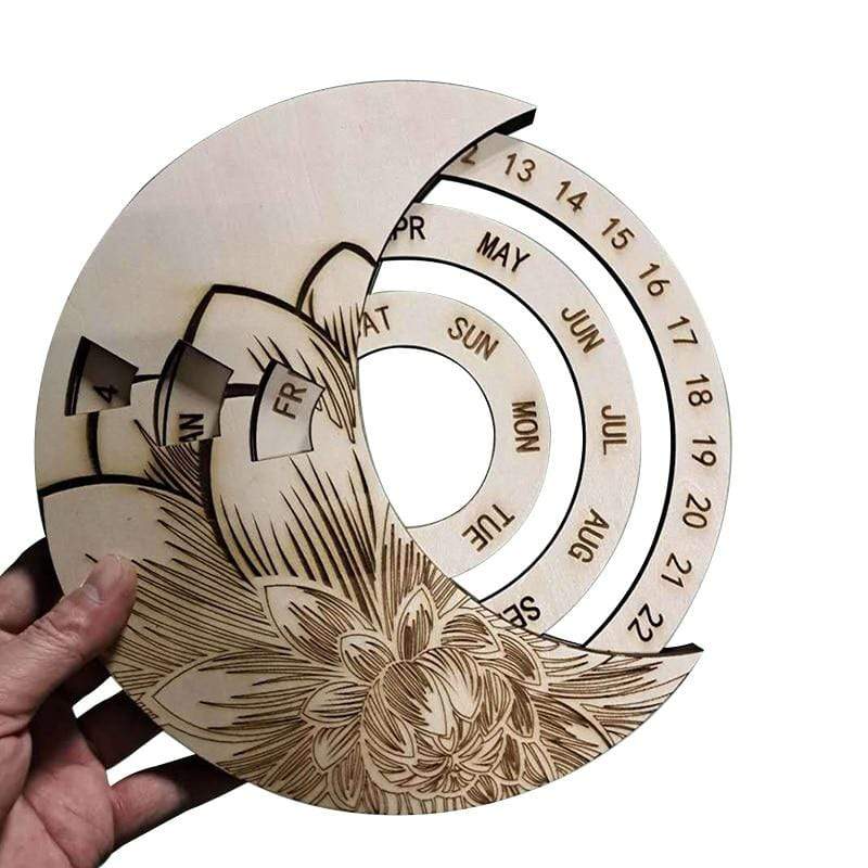 Oriental Moon Shaped Calendar