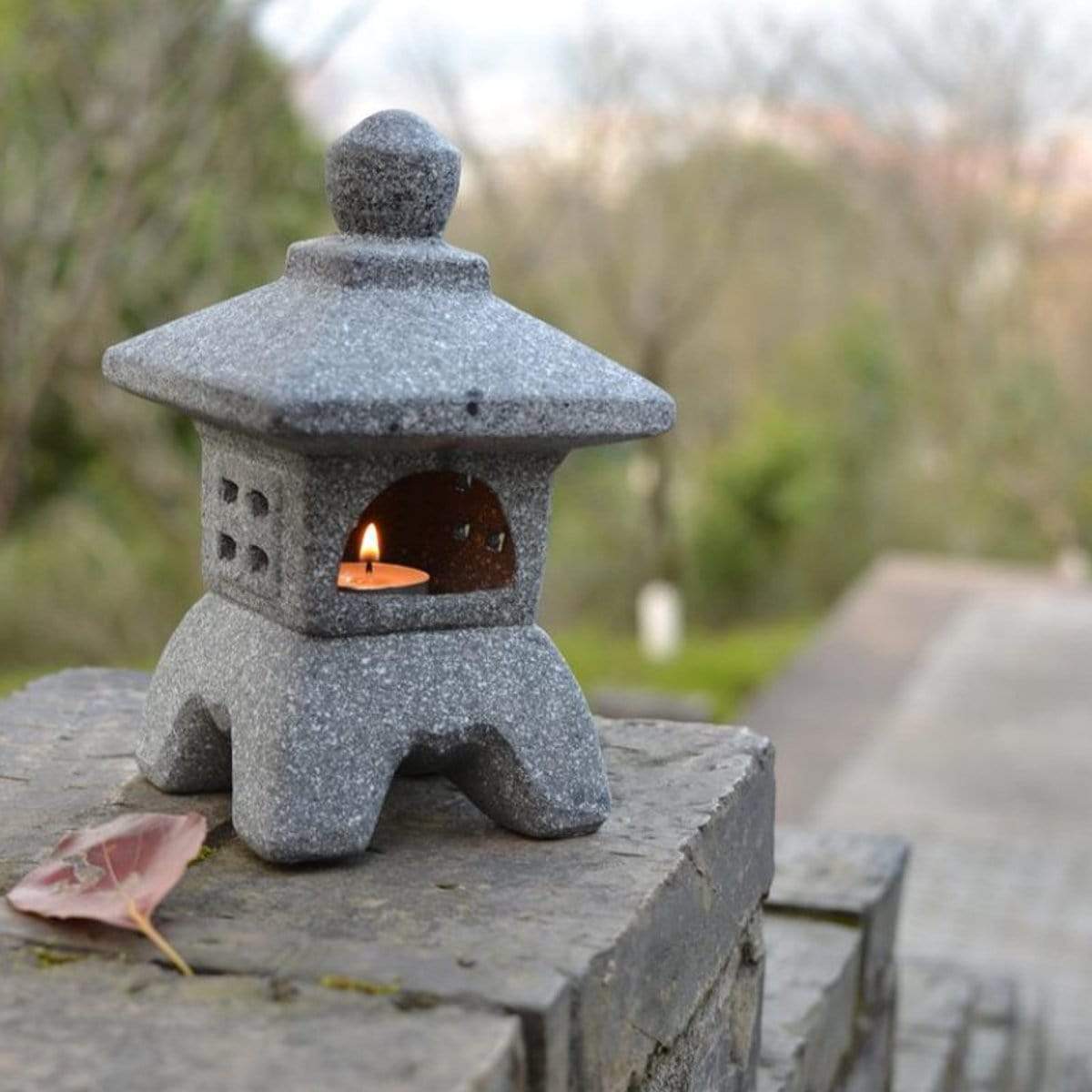 Pagoda Garden Candle Holder