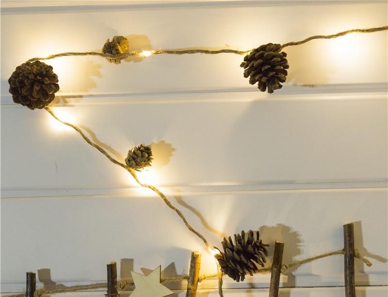 Pine Cones LED Light Decor