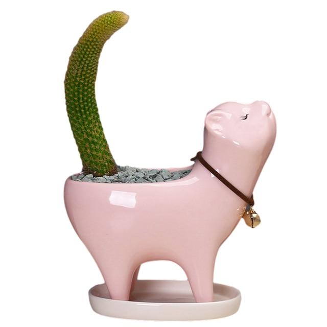Cute Cat Planter Pot